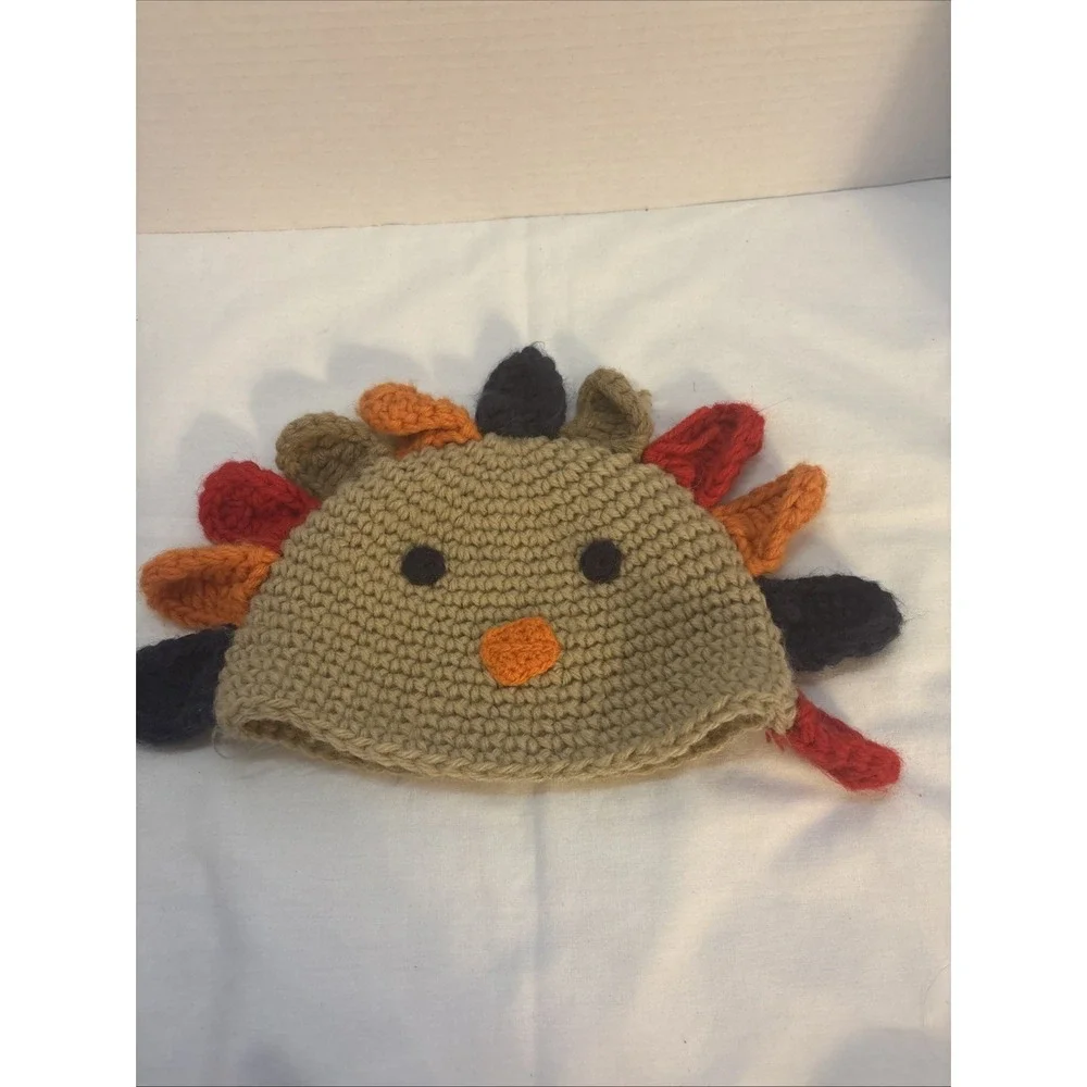 Carter's Baby Toddler Thanksgiving Turkey Hat‎ Cap Beanie Holidays One Size